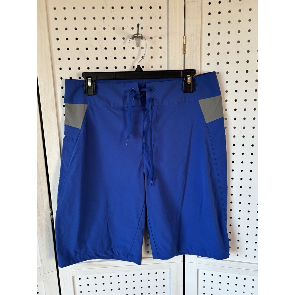EMS Surf Board Shorts Swim Trunks Men's 32 Blue Eastern Mountain Sports